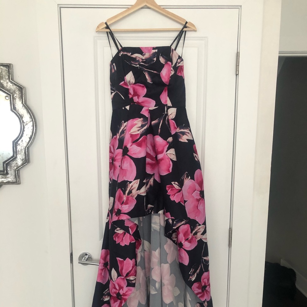 Floral High Low Dress Worn Once